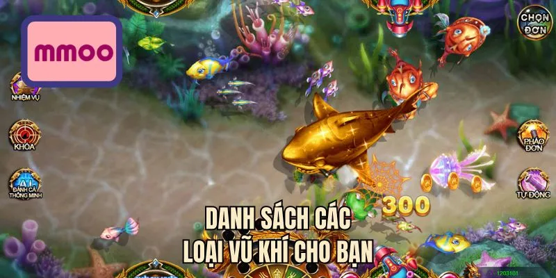 Danh sách các loại vũ khí cho bạn